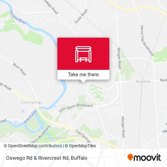 Oswego Rd & Rivercrest Rd map