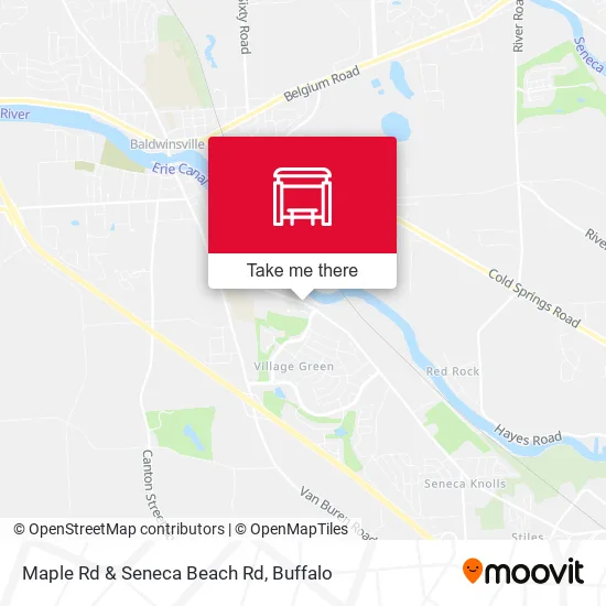 Maple Rd & Seneca Beach Rd map
