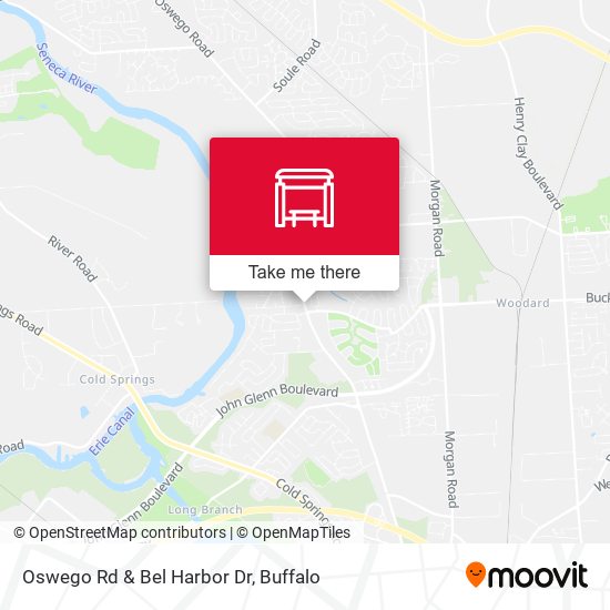 Oswego Rd & Bel Harbor Dr map