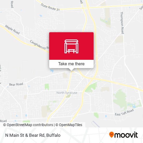 Mapa de N Main St & Bear Rd