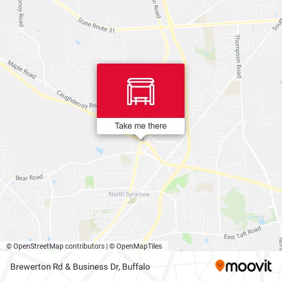 Brewerton Rd & Business Dr map