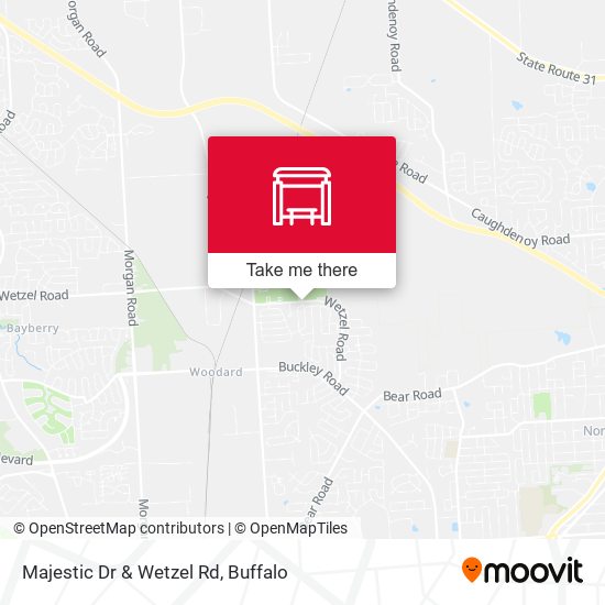 Majestic Dr & Wetzel Rd map