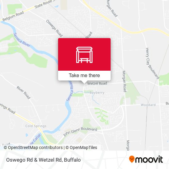 Oswego Rd & Wetzel Rd map