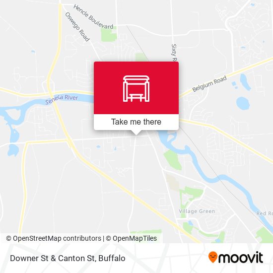 Mapa de Downer St & Canton St
