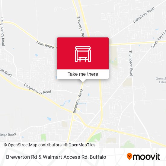 Mapa de Brewerton Rd & Walmart Access Rd
