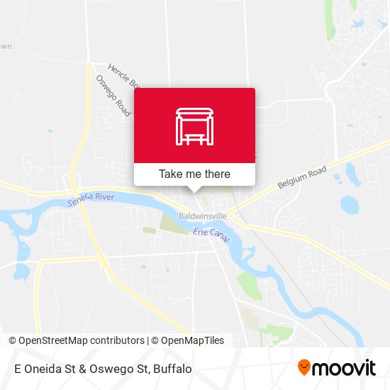 E Oneida St & Oswego St map
