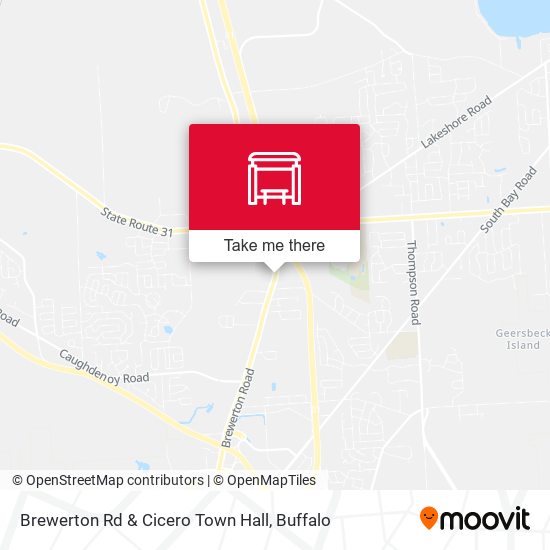 Brewerton Rd & Cicero Town Hall map