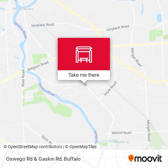 Oswego Rd & Gaskin Rd map