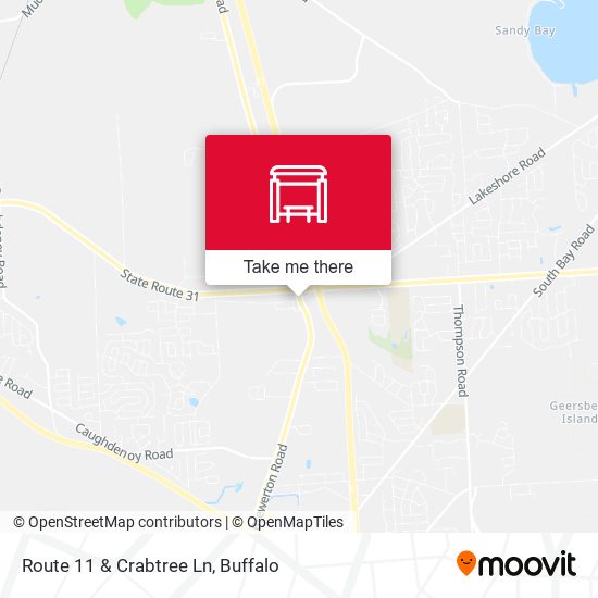Route 11 & Crabtree Ln map
