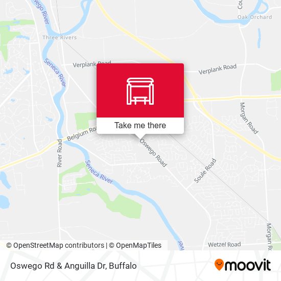 Oswego Rd & Anguilla Dr map