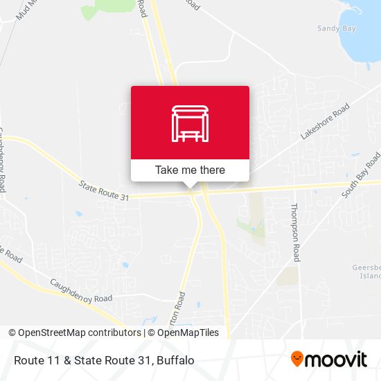 Route 11 & State Route 31 map