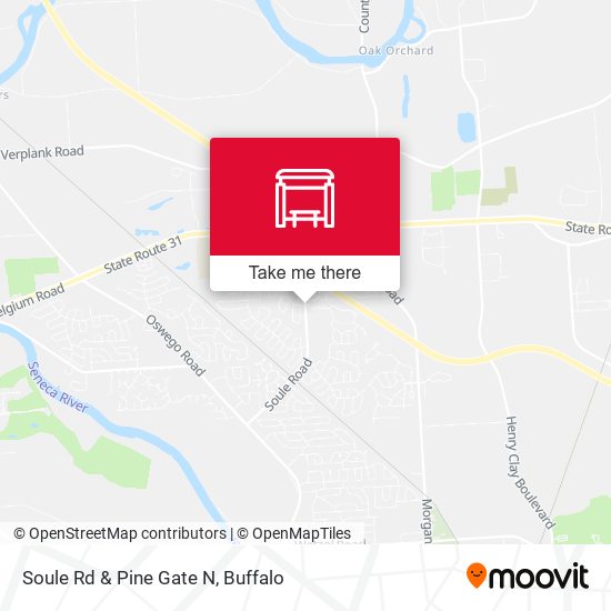 Soule Rd & Pine Gate N map