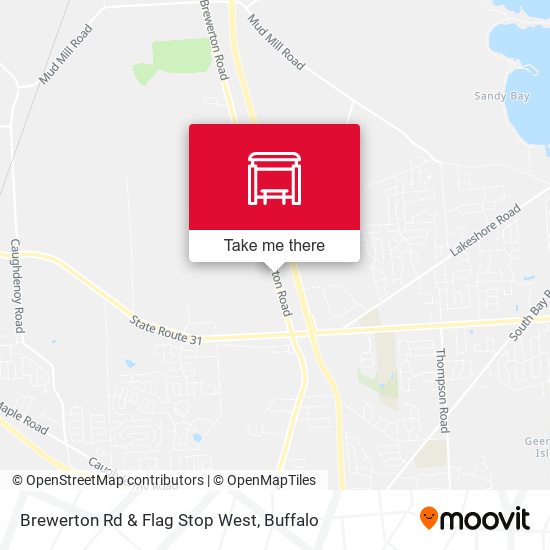 Brewerton Rd & Flag Stop West map