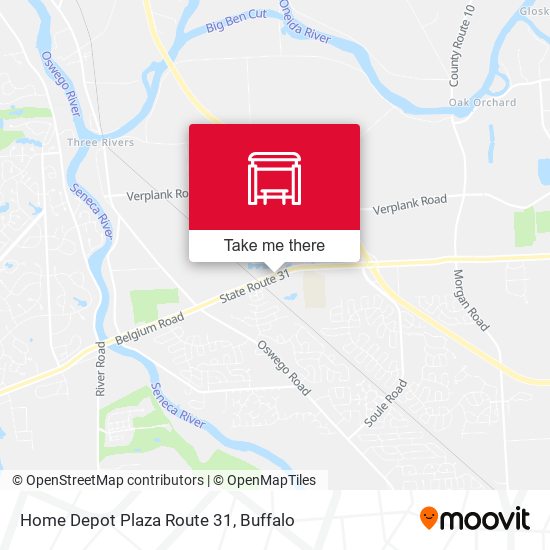 Home Depot Plaza Route 31 map