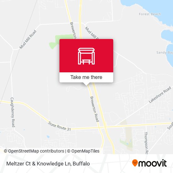 Meltzer Ct & Knowledge Ln map