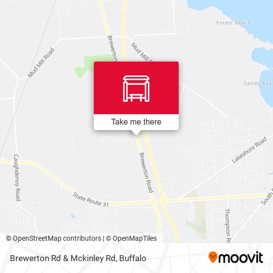 Mapa de Brewerton Rd & Mckinley Rd