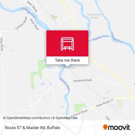 Route 57 & Maider Rd map