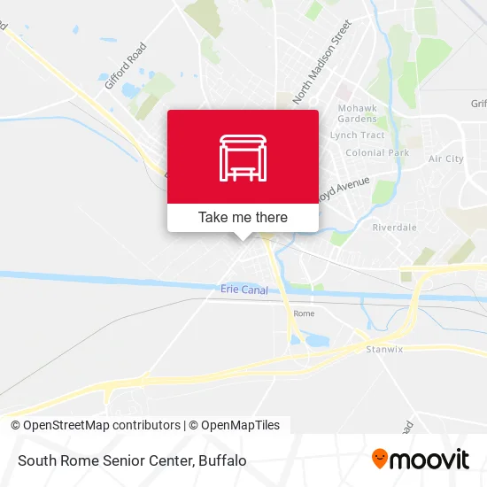South Rome Senior Center map