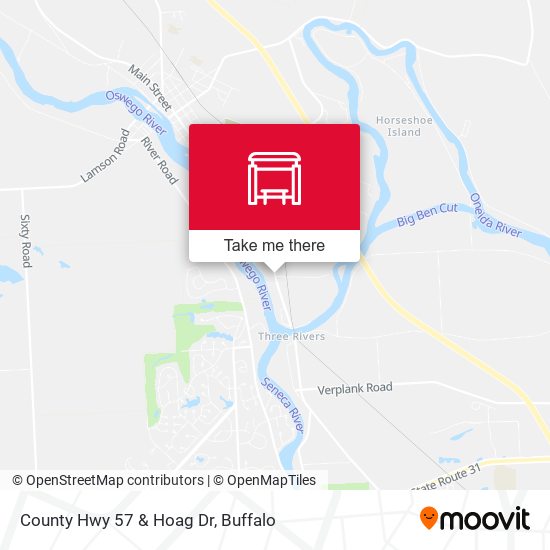 County Hwy 57 & Hoag Dr map