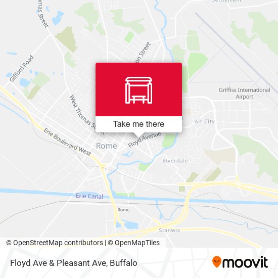 Mapa de Floyd Ave & Pleasant Ave