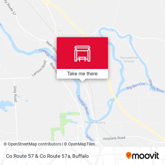 Mapa de Co Route 57 & Co Route 57a