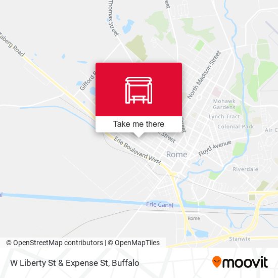 Mapa de W Liberty St & Expense St