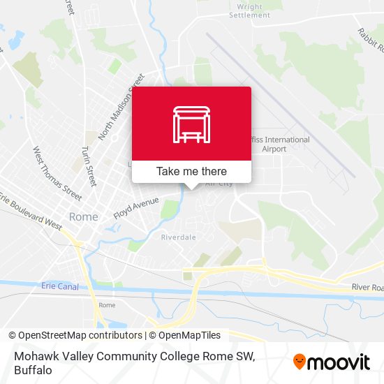 Mapa de Mohawk Valley Community College Rome SW
