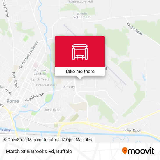 Mapa de March St & Brooks Rd