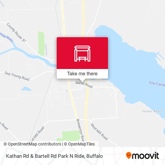 Mapa de Kathan Rd & Bartell Rd Park N Ride