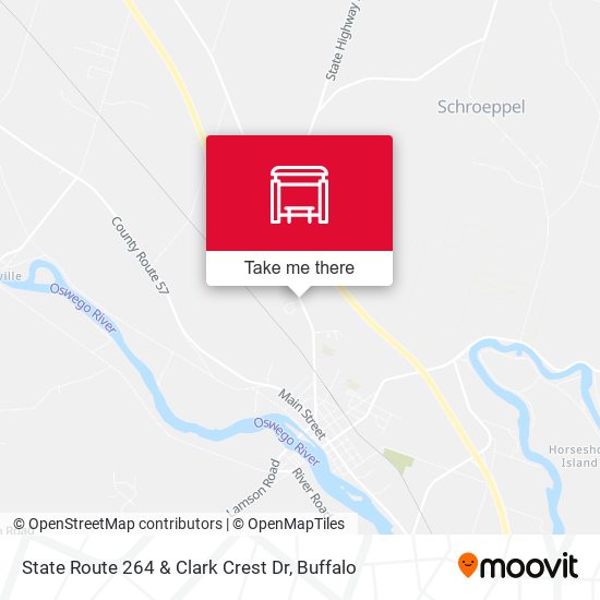 Mapa de State Route 264 & Clark Crest Dr