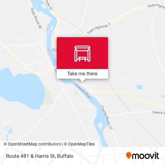 Mapa de Route 481 & Harris St