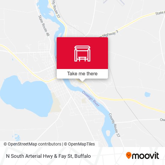 N South Arterial Hwy & Fay St map