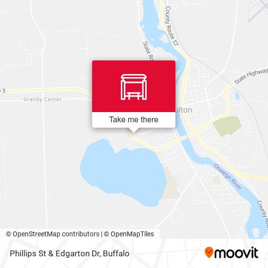 Phillips St & Edgarton Dr map