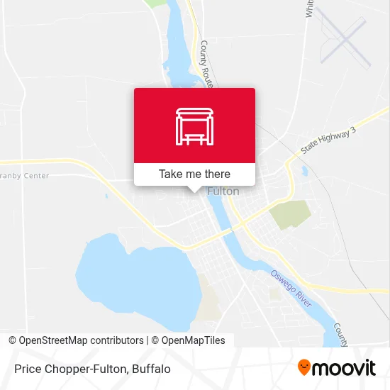 Price Chopper-Fulton map