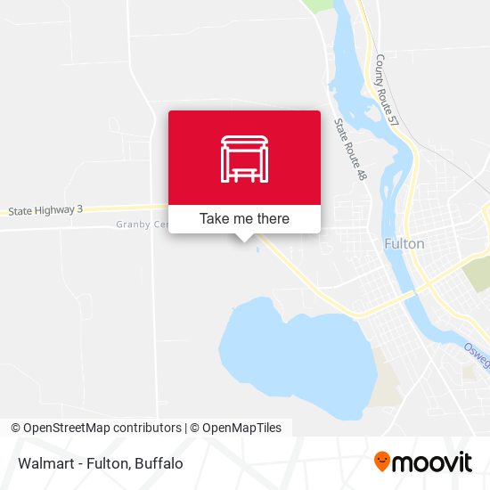 Mapa de Walmart - Fulton