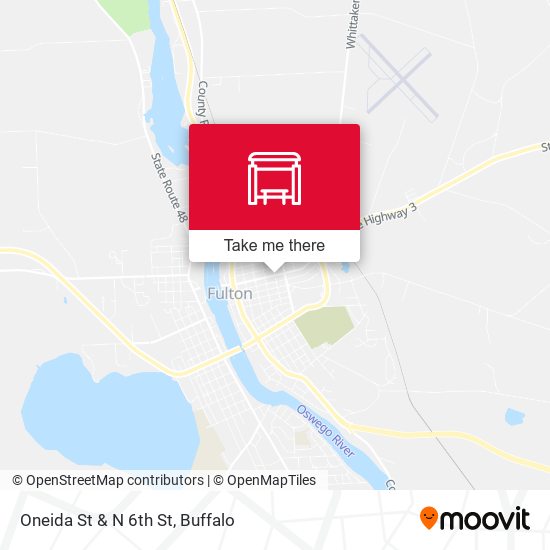 Mapa de Oneida St & N 6th St