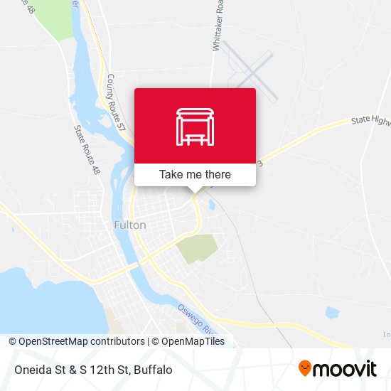 Mapa de Oneida St & S 12th St