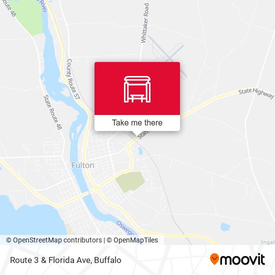 Route 3 & Florida Ave map