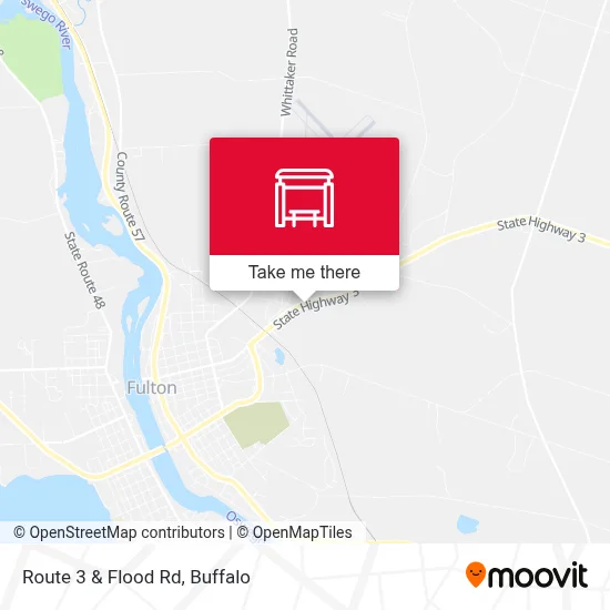 Route 3 & Flood Rd map