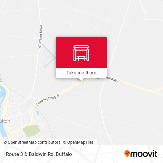 Route 3 & Baldwin Rd map