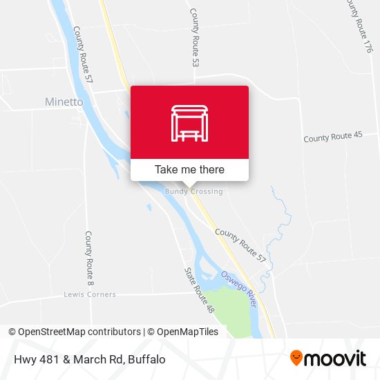 Hwy 481 & March Rd map