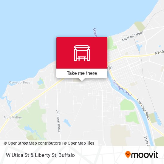 Mapa de W Utica St & Liberty St
