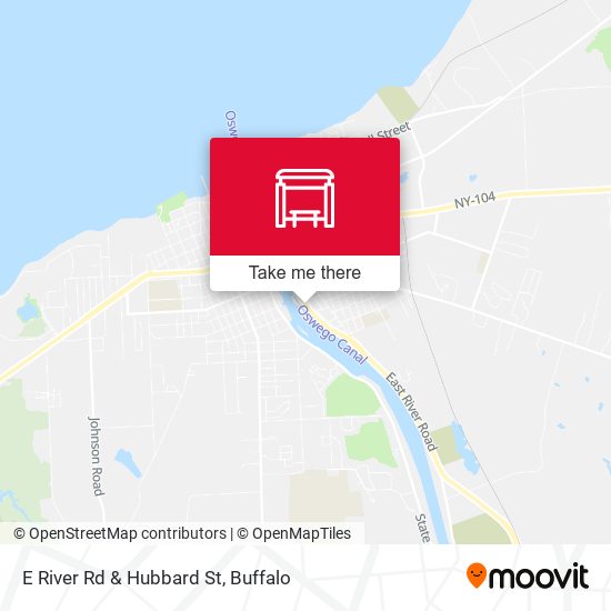 Mapa de E River Rd & Hubbard St