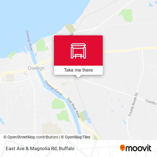 Mapa de East Ave & Magnolia Rd