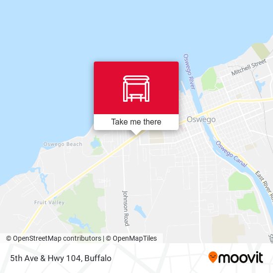 5th Ave & Hwy 104 map
