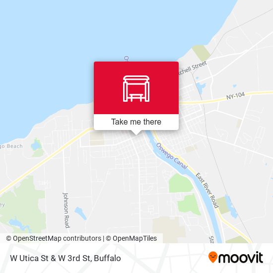 Mapa de W Utica St & W 3rd St