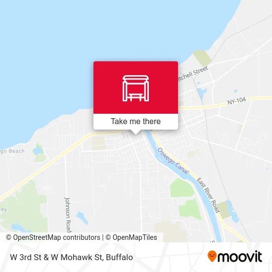 W 3rd St & W Mohawk St map