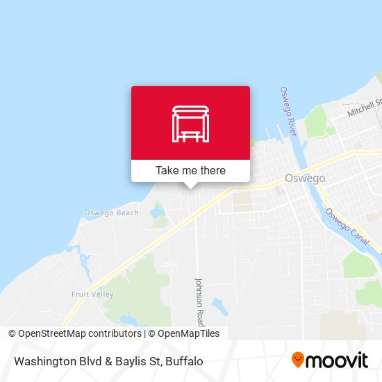 Washington Blvd & Baylis St map