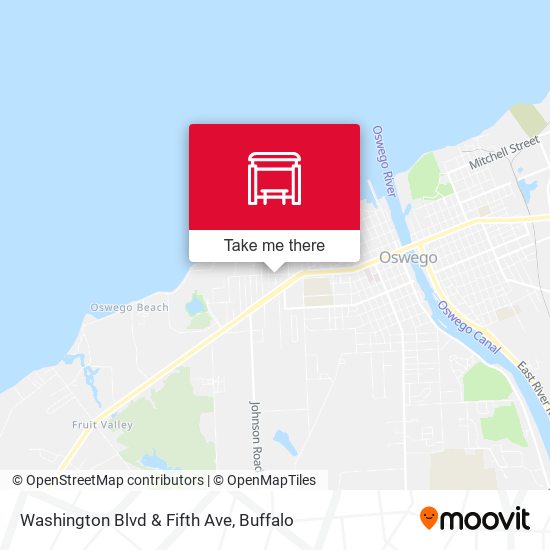 Mapa de Washington Blvd & Fifth Ave