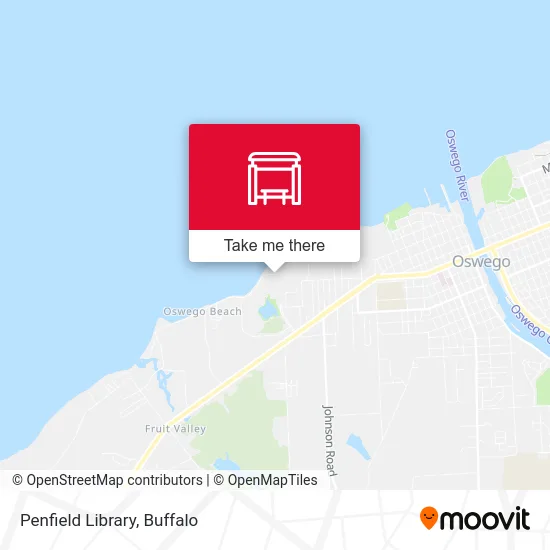Penfield Library map